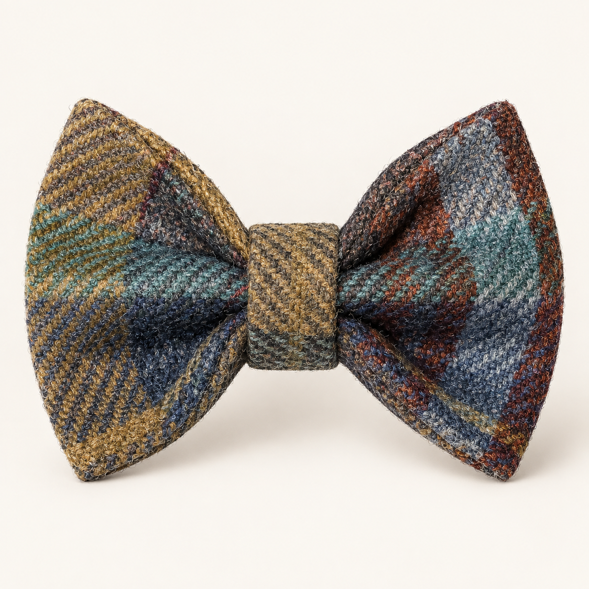 Chestnut Plaid Dickie Bow