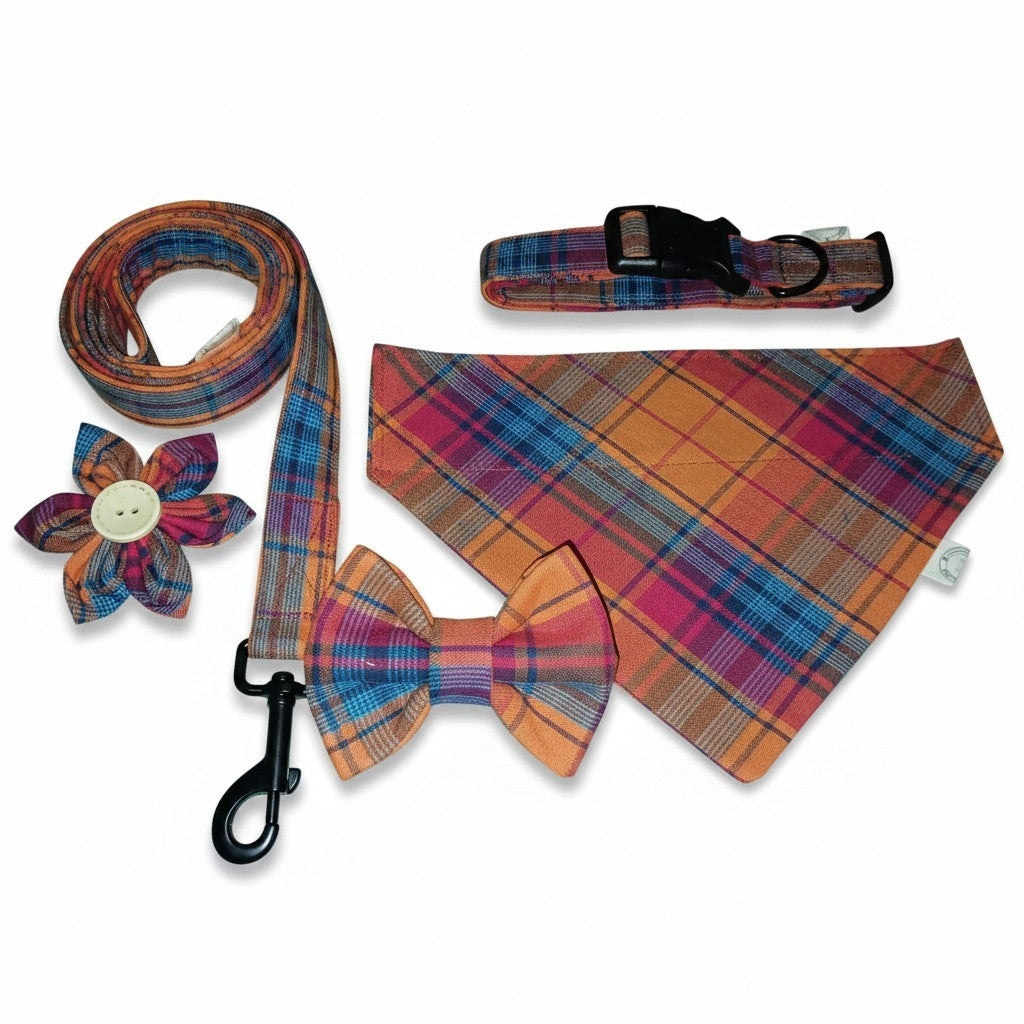 Orange Tartan Set