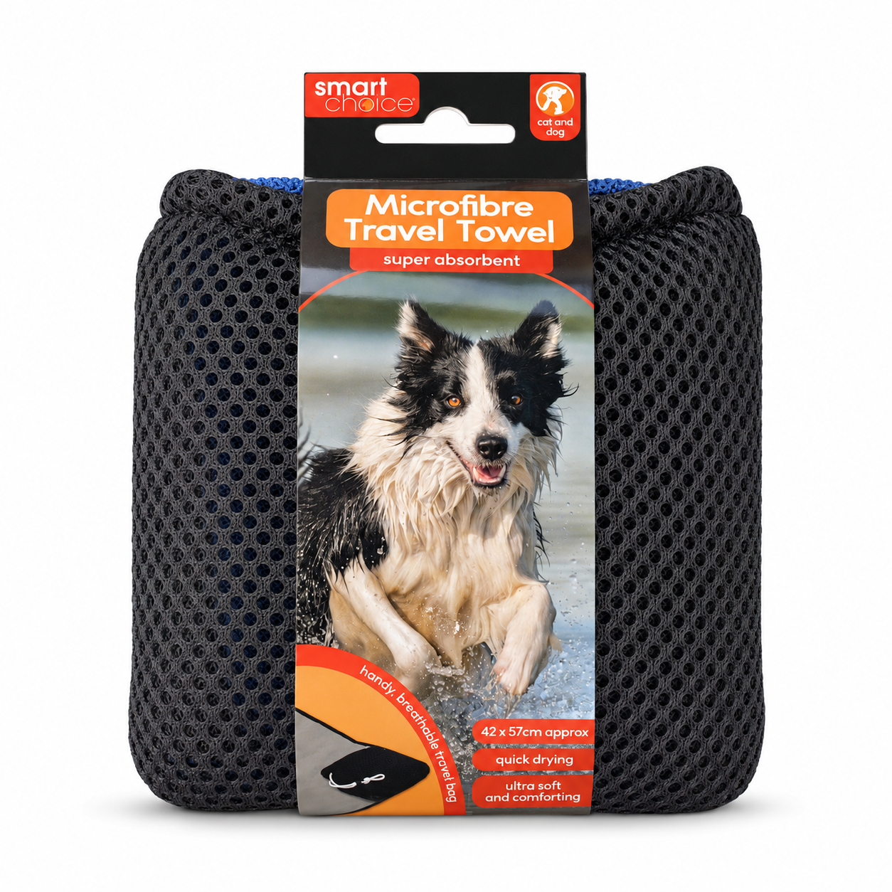 Smart Choice Microfibre Pet Travel Towel