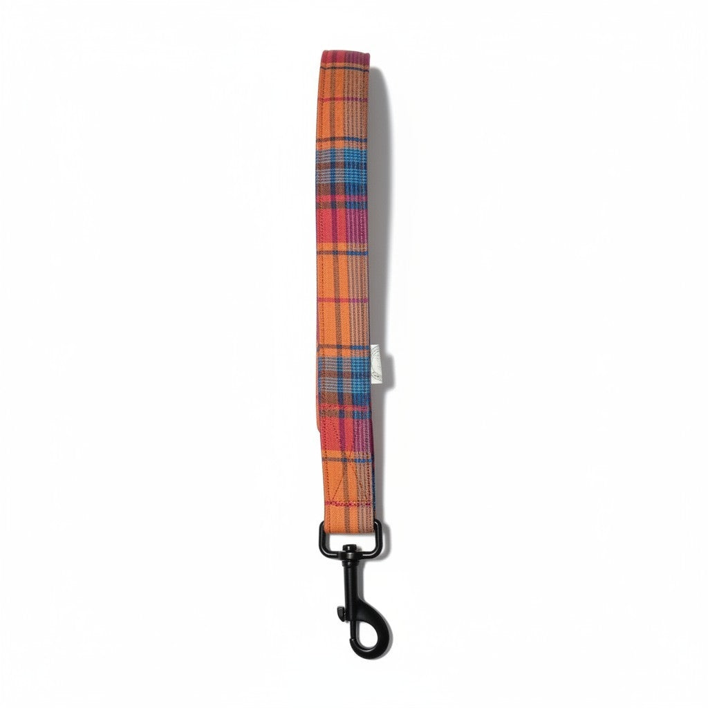 Orange Tartan Lead