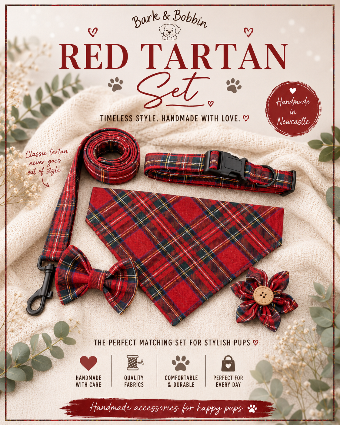 Red Tartan Lead
