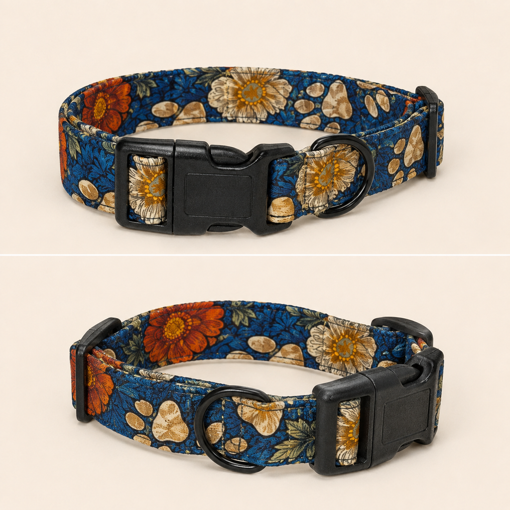 PawPrints in Bloom Collar