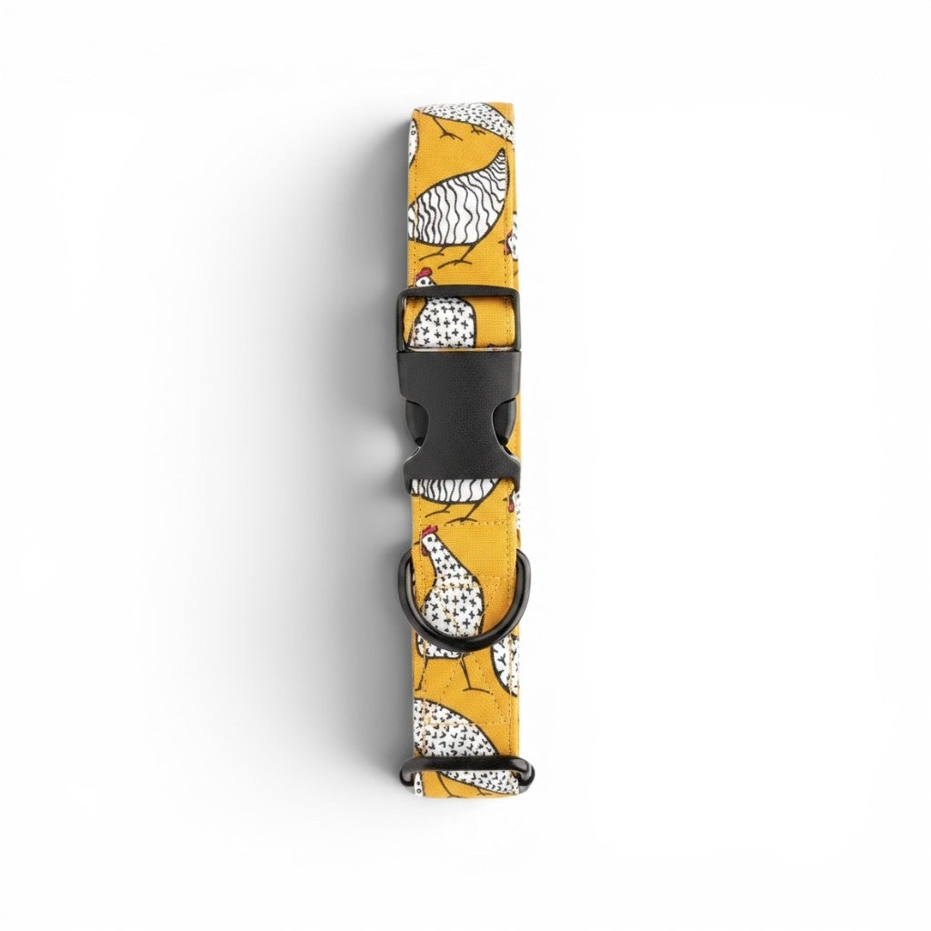 Speckled Hen Dog Collar