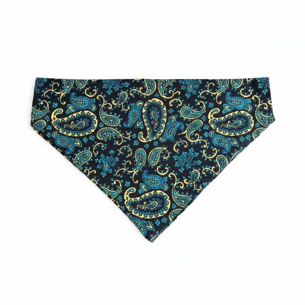 Blue Paisley Bandana
