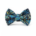 Blue Paisley Dickie Bow Tie